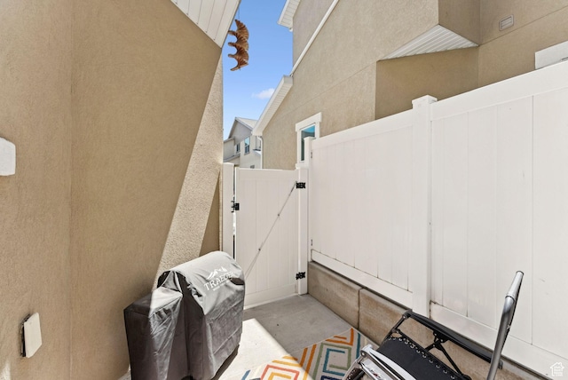 14616 S Auroral Way, Herriman, UT 84096 - view of patio / terrace with a gate and a grill