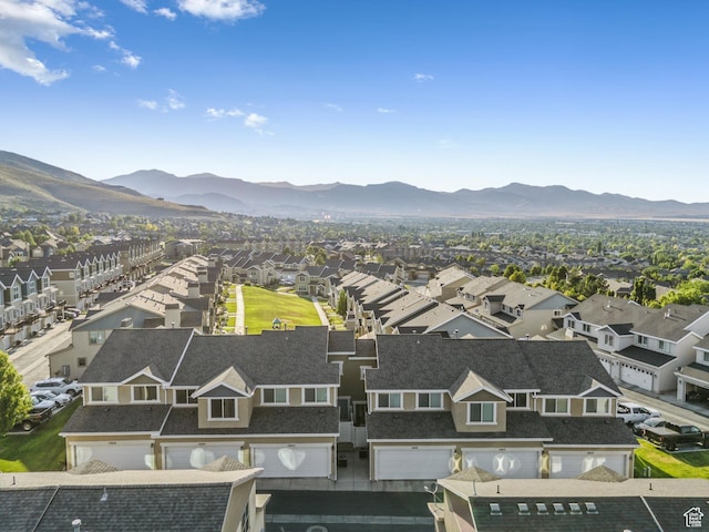 14616 S Auroral Way, Herriman, UT 84096 - aerial perspective of suburban area with mountains