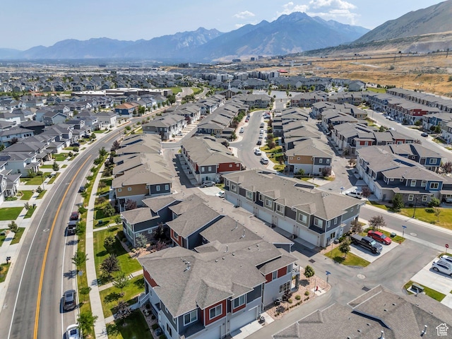 1052 W Azul Meadows Way S, Bluffdale, UT 84065 - aerial perspective of suburban area with mountains
