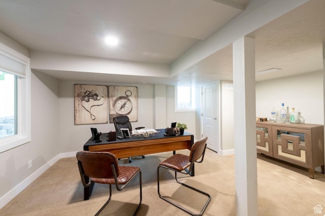 3603 E Macintosh Ln, Cottonwood Heights, UT 84121 - office area with light colored carpet and plenty of natural light