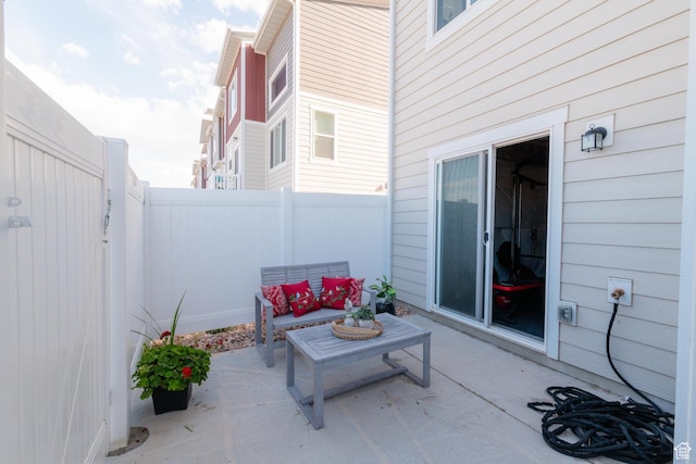 2006 N Red Yearling Dr, Saratoga Springs, UT 84045 - fenced backyard featuring a patio and outdoor lounge area