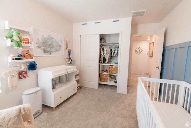 2006 N Red Yearling Dr, Saratoga Springs, UT 84045 - bedroom featuring light colored carpet and a closet