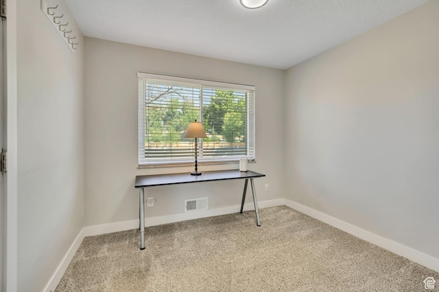1895 E Brookhill Dr, Cottonwood Heights, UT 84121 - carpeted office with baseboards