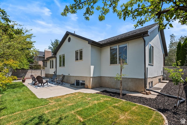 11362 S Mariposa Way E, Sandy, UT 84094 - back of house with a patio and stucco siding
