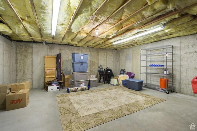 4470 S Snowmass Ct, Millcreek, UT 84124 - view of unfinished below grade area
