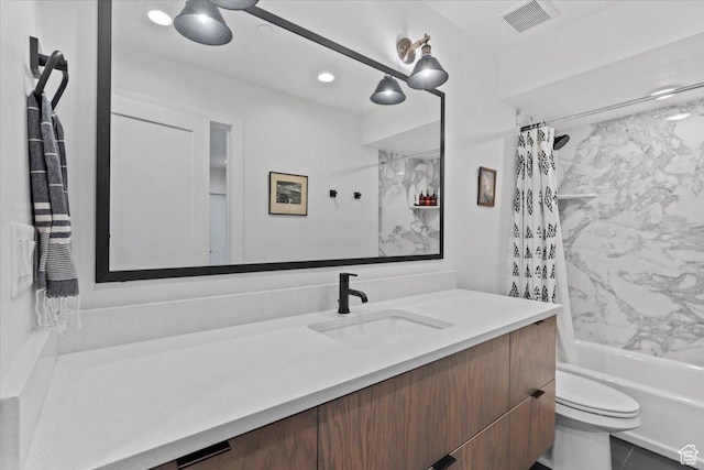 537 S 500 E Unit 106, Salt Lake City, UT 84102 - bathroom featuring vanity and shower / bath combination with curtain