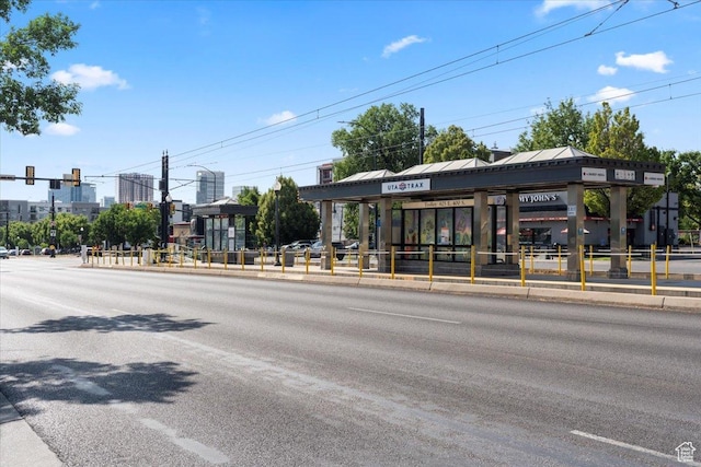 537 S 500 E Unit 106, Salt Lake City, UT 84102 - view of asphalt road featuring curbs, traffic lights, street lighting, and sidewalks