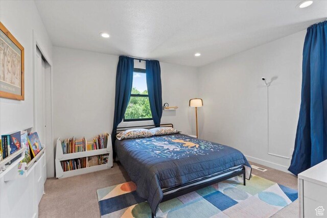 537 S 500 E Unit 106, Salt Lake City, UT 84102 - carpeted bedroom featuring recessed lighting