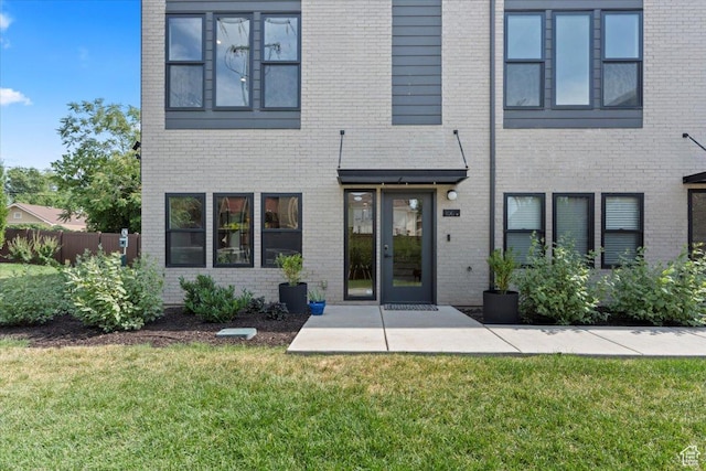 537 S 500 E Unit 106, Salt Lake City, UT 84102 - rear view of house with brick siding
