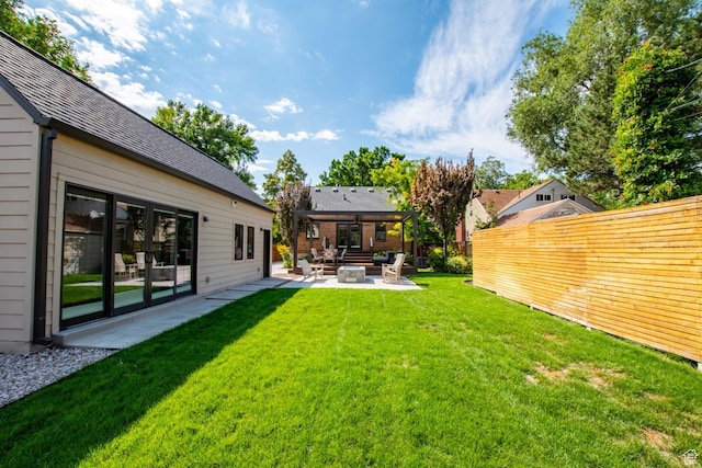 1127 S Denver St S, Salt Lake City, UT 84111 - fenced yard featuring a patio area and outdoor lounge area