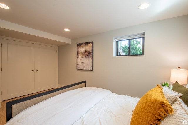 1127 S Denver St S, Salt Lake City, UT 84111 - bedroom with recessed lighting and a closet