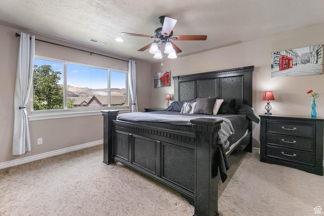 14346 S Fort Duchesne Cv, Herriman, UT 84096 - bedroom featuring light colored carpet and ceiling fan