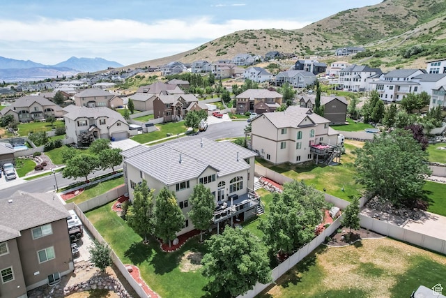 14346 S Fort Duchesne Cv, Herriman, UT 84096 - aerial view of residential area featuring a mountain backdrop