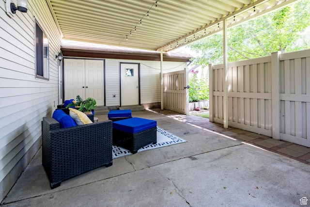 1241 N 575 W, Centerville, UT 84014 - view of patio / terrace with outdoor lounge area