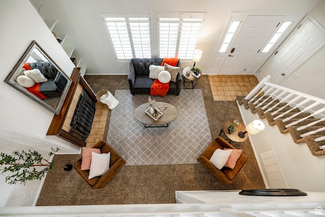 1241 N 575 W, Centerville, UT 84014 - living area with baseboards