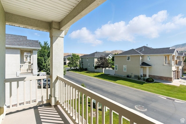 3733 N Prairie Grass Dr W, Lehi, UT 84043 - balcony featuring a residential view