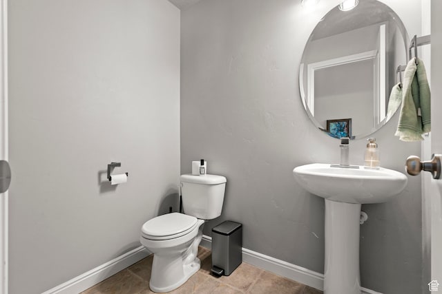 3733 N Prairie Grass Dr W, Lehi, UT 84043 - half bathroom featuring toilet and tile patterned floors
