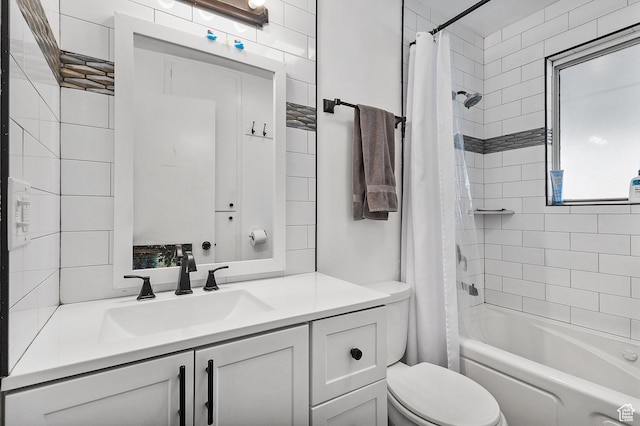1545 W 2250 S, West Valley City, UT 84119 - bathroom featuring vanity and shower / bathtub combination with curtain