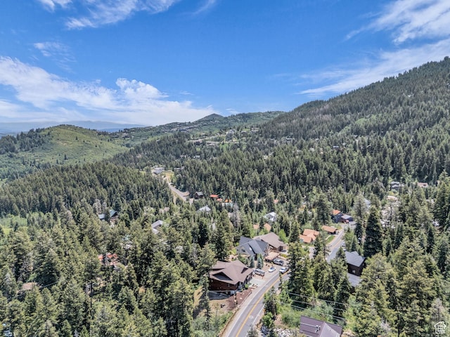 485 Parkview Dr, Summit Park, UT 84098 - drone / aerial view of a heavily wooded area and mountains
