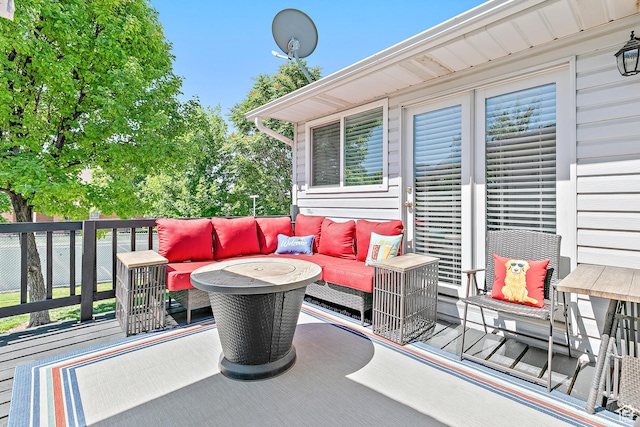 520 990 N, Pleasant Grove, UT 84062 - wooden terrace featuring an outdoor living space