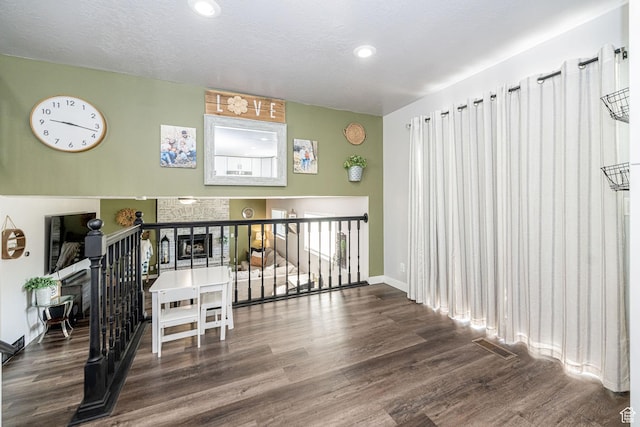 4922 S 2925 W, Roy, UT 84067 - corridor with wood finished floors, recessed lighting, and an upstairs landing
