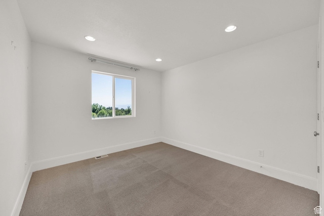 1378 E Orchard Ridge Ln, Kaysville, UT 84037 - unfurnished room with carpet and recessed lighting