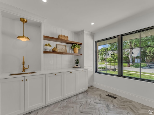 1499 E River Oaks Dr, Sandy, UT 84093 - bar area with recessed lighting, decorative light fixtures, and wooden walls