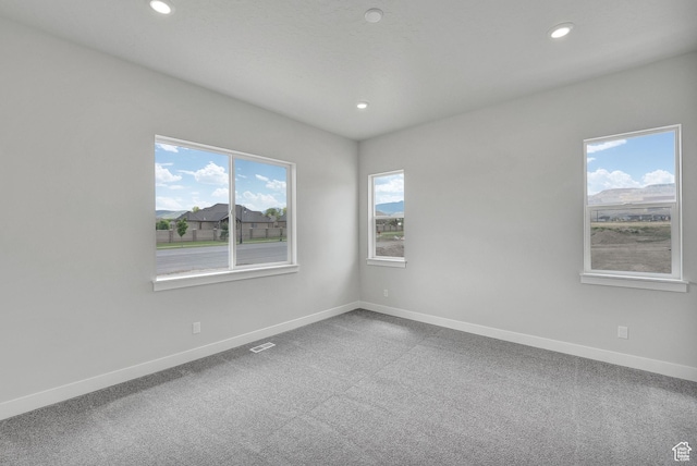 6199 W Wapiti Ridge Ln Unit 333, Herriman, UT 84096 - spare room with recessed lighting and carpet