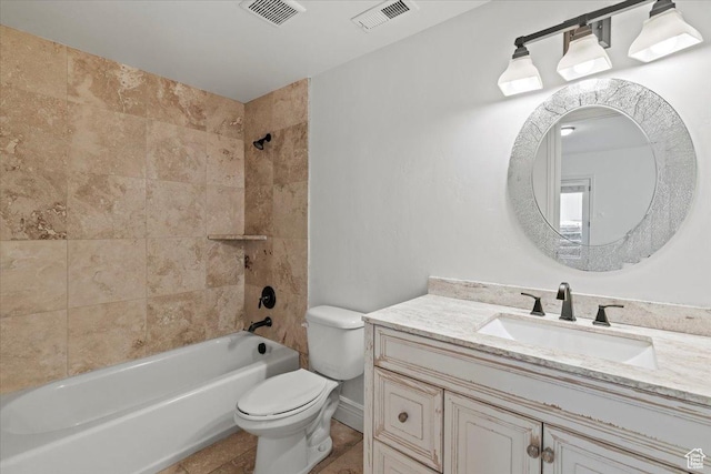 1076 W River Hill Dr, Spanish Fork, UT 84660 - full bathroom featuring vanity and washtub / shower combination