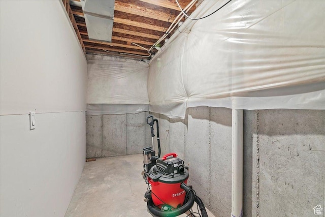 1076 W River Hill Dr, Spanish Fork, UT 84660 - view of unfinished basement