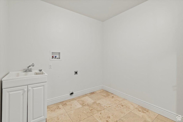 1076 W River Hill Dr, Spanish Fork, UT 84660 - washroom featuring washer hookup, hookup for an electric dryer, and cabinet space