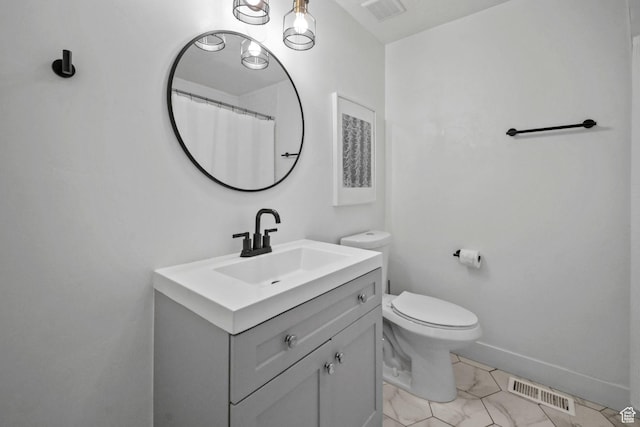 2451 E Cavalier Dr, Cottonwood Heights, UT 84121 - full bathroom with vanity and marble finish flooring