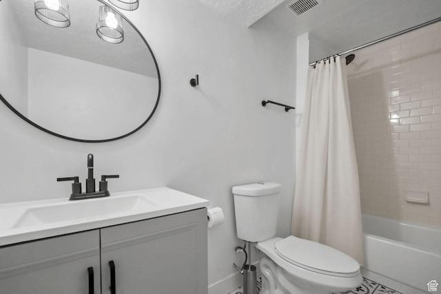 2451 E Cavalier Dr, Cottonwood Heights, UT 84121 - full bath with vanity and shower / bathtub combination with curtain