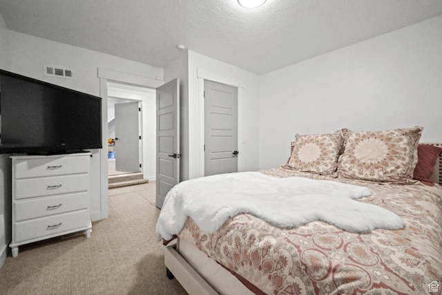 2451 E Cavalier Dr, Cottonwood Heights, UT 84121 - bedroom featuring light carpet and a textured ceiling
