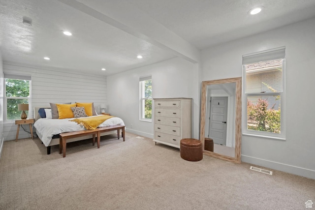 2451 E Cavalier Dr, Cottonwood Heights, UT 84121 - carpeted bedroom with multiple windows and recessed lighting