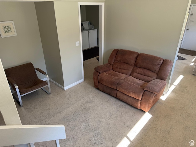 88 W 50 S Unit A4, Centerville, UT 84014 - living room featuring separate washer and dryer and carpet