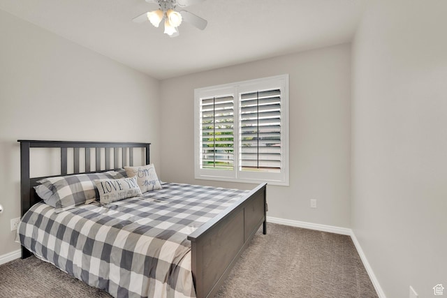 8322 S Copper Vista Cir, West Jordan, UT 84081 - bedroom featuring carpet flooring and ceiling fan