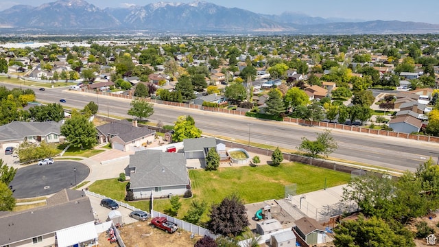 8322 S Copper Vista Cir, West Jordan, UT 84081 - aerial view of residential area with a mountainous background