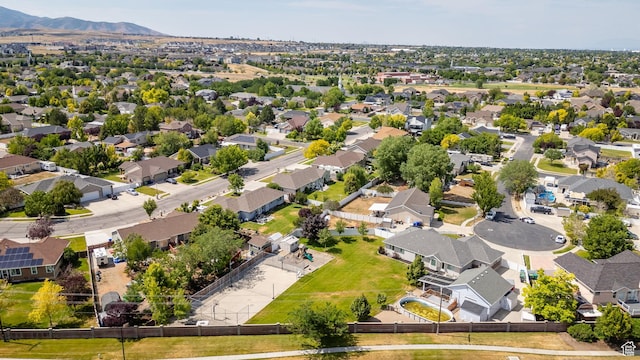 8322 S Copper Vista Cir, West Jordan, UT 84081 - aerial perspective of suburban area featuring a mountain backdrop