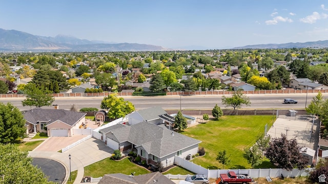 8322 S Copper Vista Cir, West Jordan, UT 84081 - aerial perspective of suburban area with a mountain backdrop