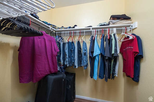 542 W Hale Ave, Moab, UT 84532 - spacious closet with wood finished floors