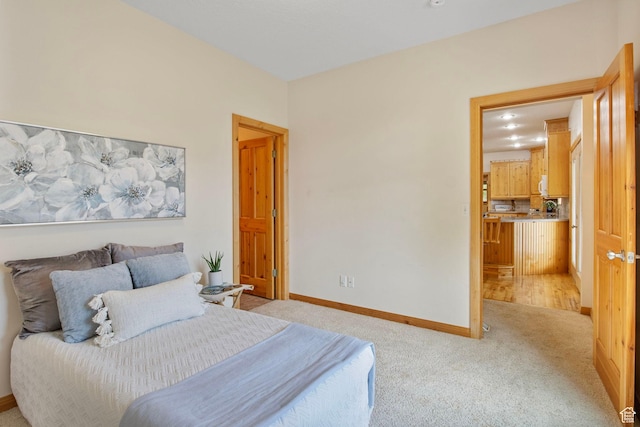 924 Redford Dr, Provo, UT 84604 - bedroom with baseboards and light colored carpet