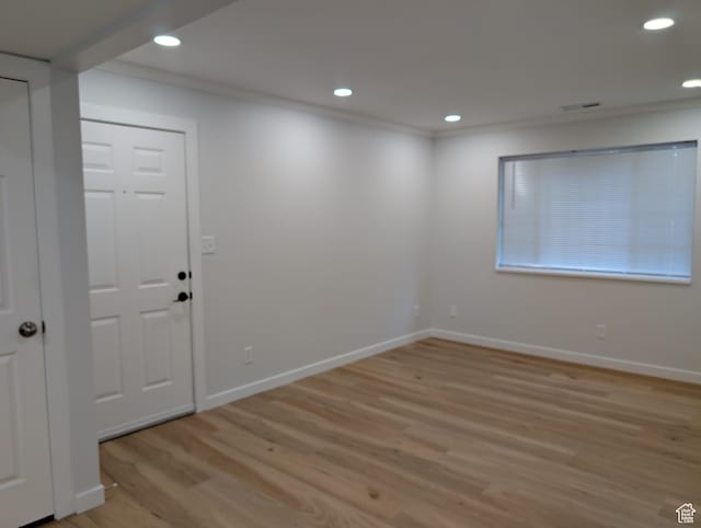 623 S 500 W Unit 17, Provo, UT 84601 - unfurnished room featuring light wood finished floors and recessed lighting