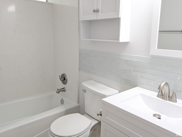623 S 500 W Unit 17, Provo, UT 84601 - bathroom with tasteful backsplash, vanity, shower / tub combination, and tile walls