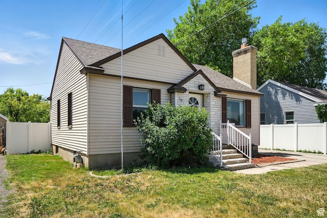 350 E 800 N, Spanish Fork, UT 84660 - view of front facade featuring roof with shingles and a chimney