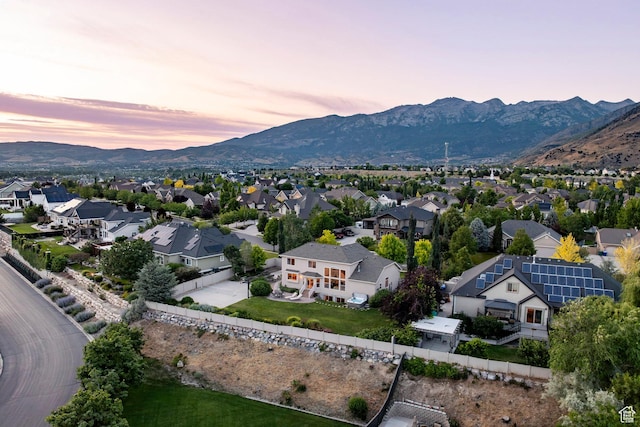 4179 W Sandalwood Dr, Cedar Hills, UT 84062 - aerial perspective of suburban area with a mountainous background