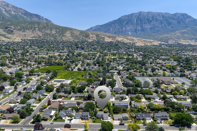 1732 N 280 W, Orem, UT 84057 - aerial view of property and surrounding area featuring a mountainous background
