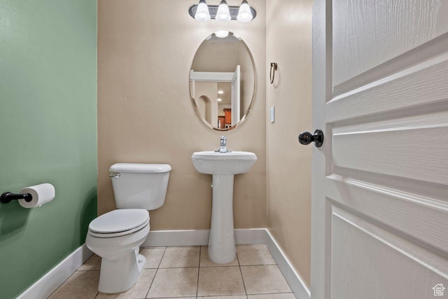 1556 N Venetian Way W, Saratoga Springs, UT 84045 - half bath with tile patterned flooring and toilet