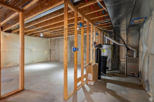 1556 N Venetian Way W, Saratoga Springs, UT 84045 - unfinished below grade area with gas water heater