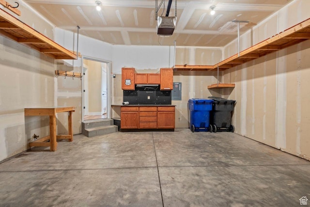 1556 N Venetian Way W, Saratoga Springs, UT 84045 - garage featuring a garage door opener and electric panel